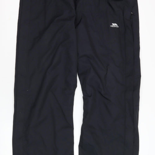 Trespass Men's XL Black Rain Trousers