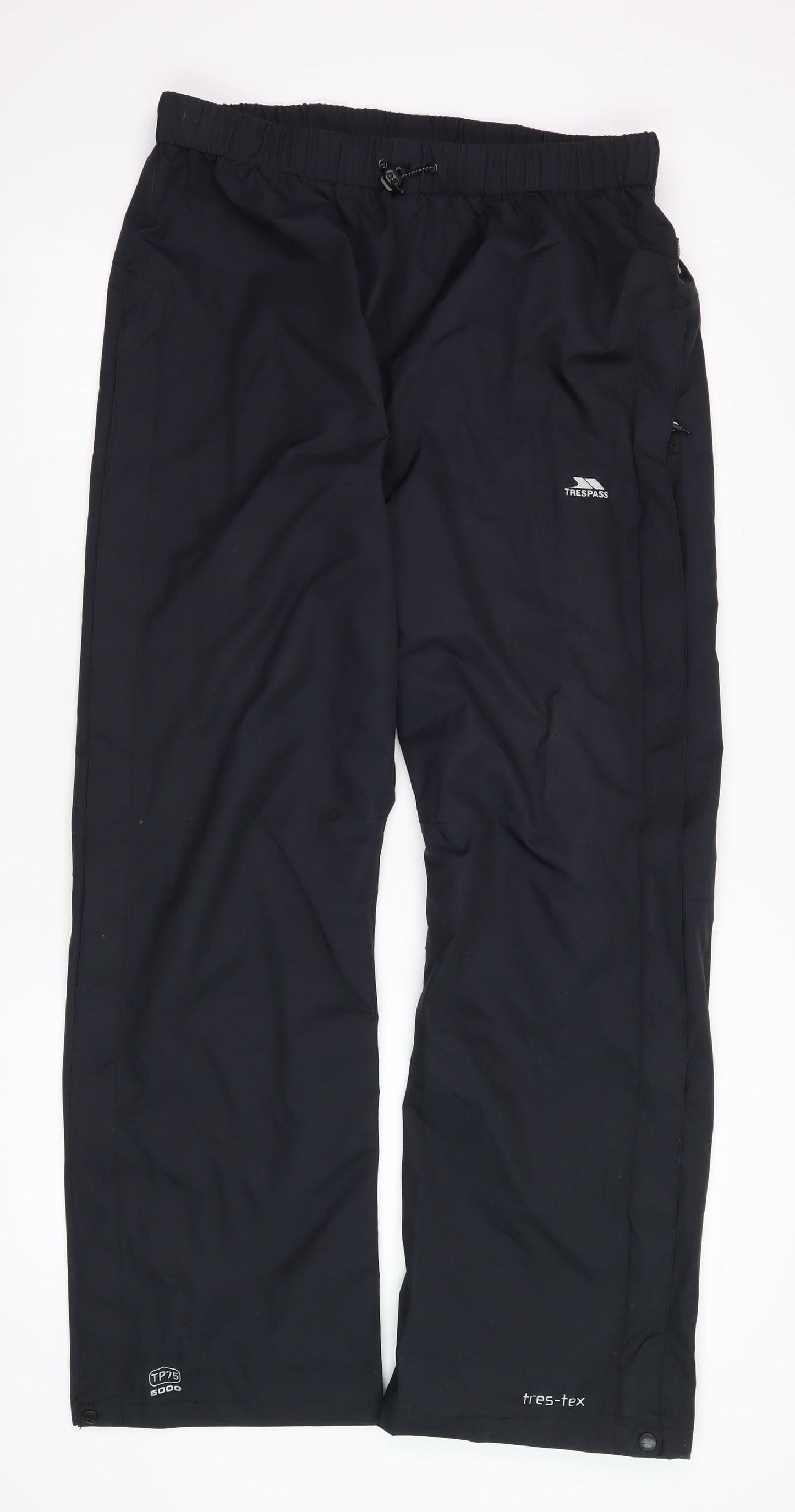 Trespass Men's XL Black Rain Trousers