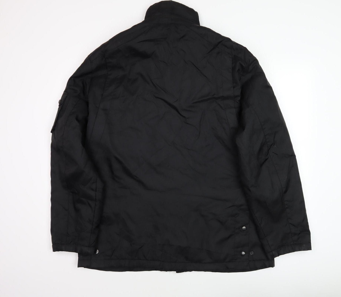 Jeff Banks Men's Black Military Jacket, Size L