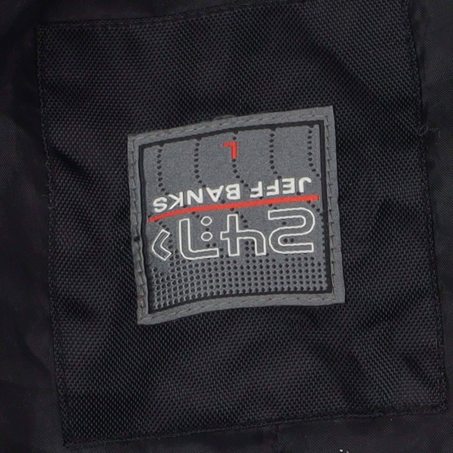 Jeff Banks Men's Black Military Jacket, Size L