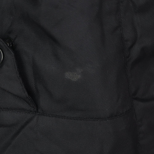 Jeff Banks Men's Black Military Jacket, Size L