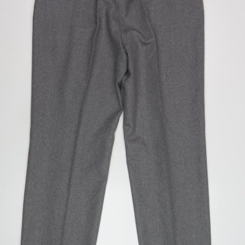Centaur Men's Grey Wool Formal Trousers 46L