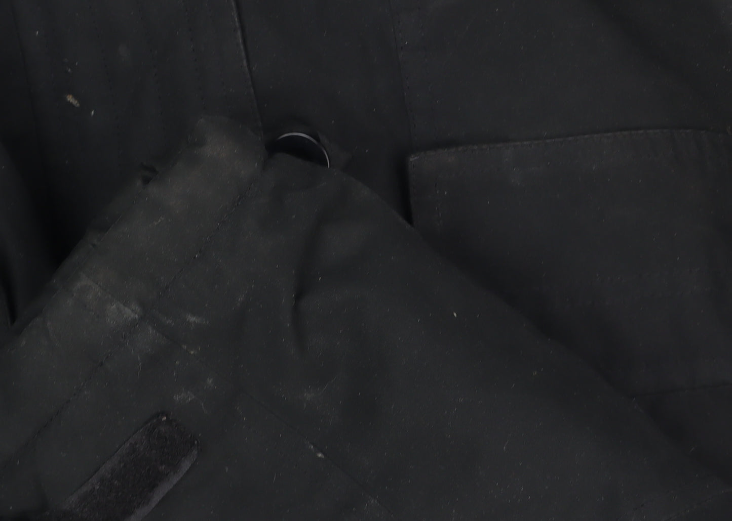 Aldon Men's Black L Jacket, Stand-Up Collar, Regular Fit