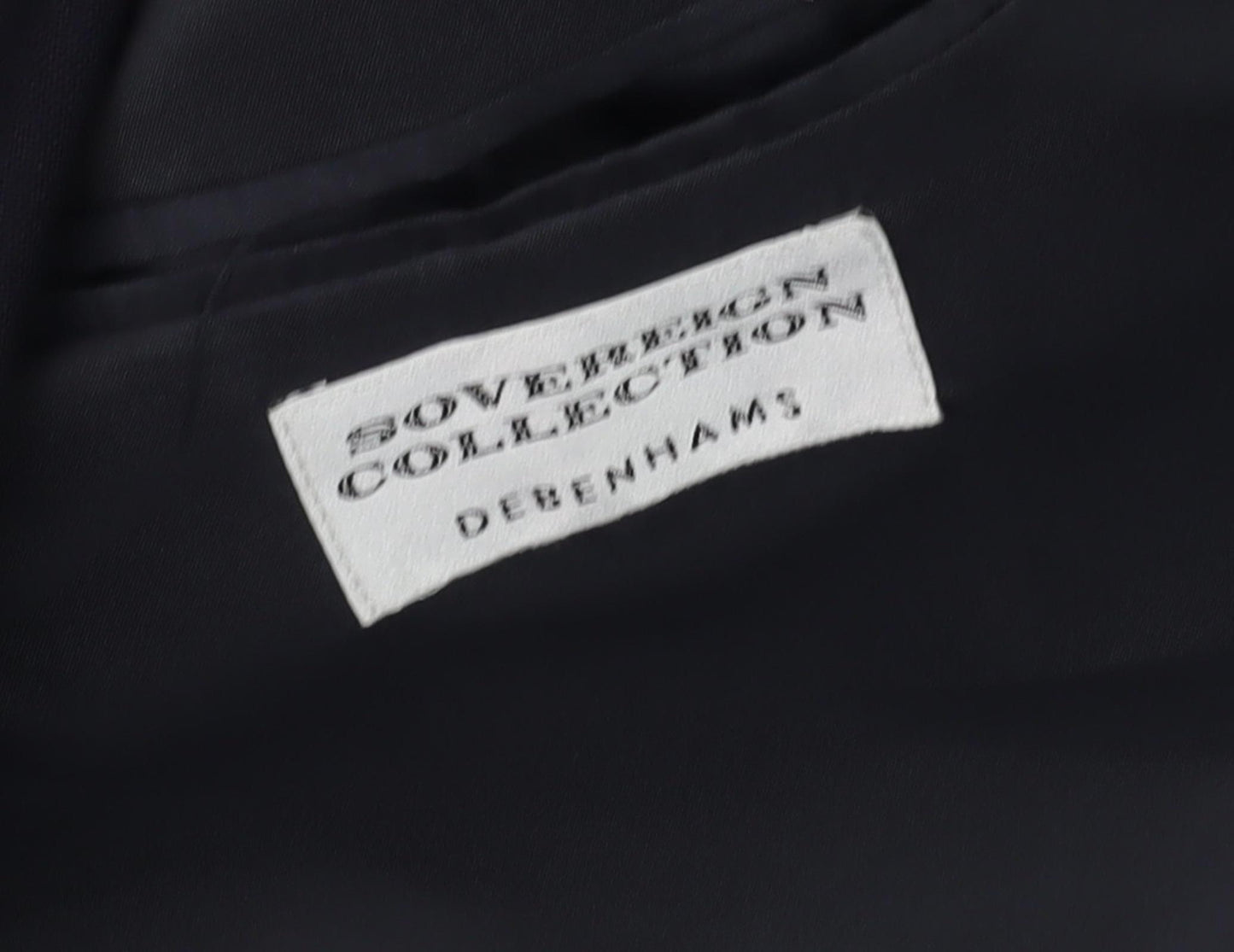 Debenhams Men's Blue Double-Breasted Blazer, Size 40R