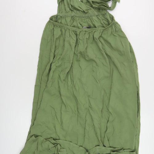 ASOS Women’s Green Maxi Dress, Size 8, Casual, Open Back