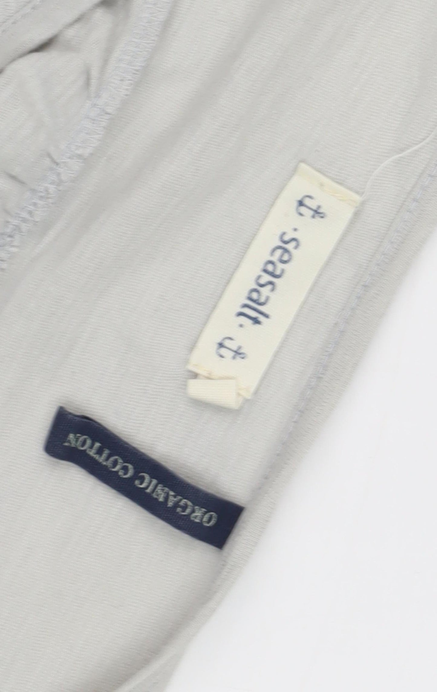 Seasalt Women's Ivory Cotton Long Sleeve Top Size 12