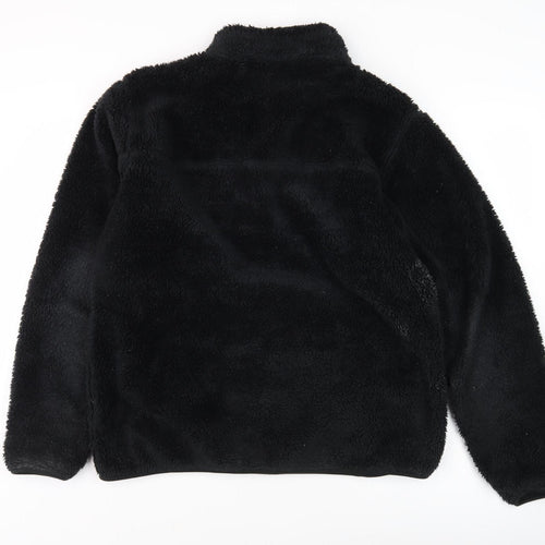 Mountain Warehouse Black Fleece Zip Sweatshirt L