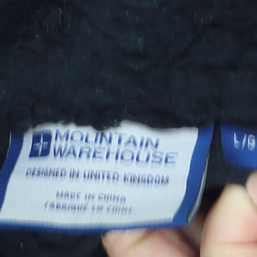 Mountain Warehouse Black Fleece Zip Sweatshirt L