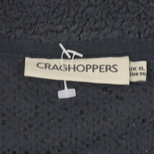 Craghoppers Men's XL Black Fleece Pullover Hoodie