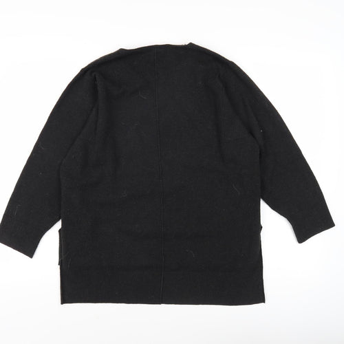 French Connection Women's Black V-Neck Pullover Jumper Size S