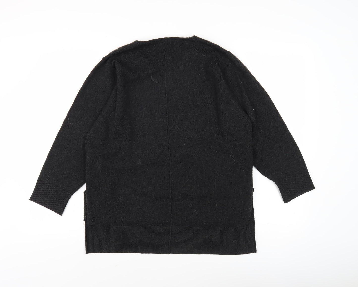 French Connection Women's Black V-Neck Pullover Jumper Size S