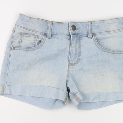 Benetton Girls Blue Denim Cut-Off Shorts XL