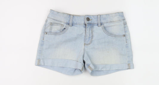 Benetton Girls Blue Denim Cut-Off Shorts XL