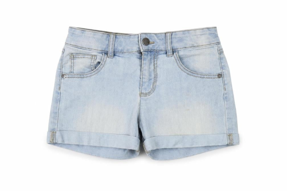 Benetton Girls Blue Denim Cut-Off Shorts XL