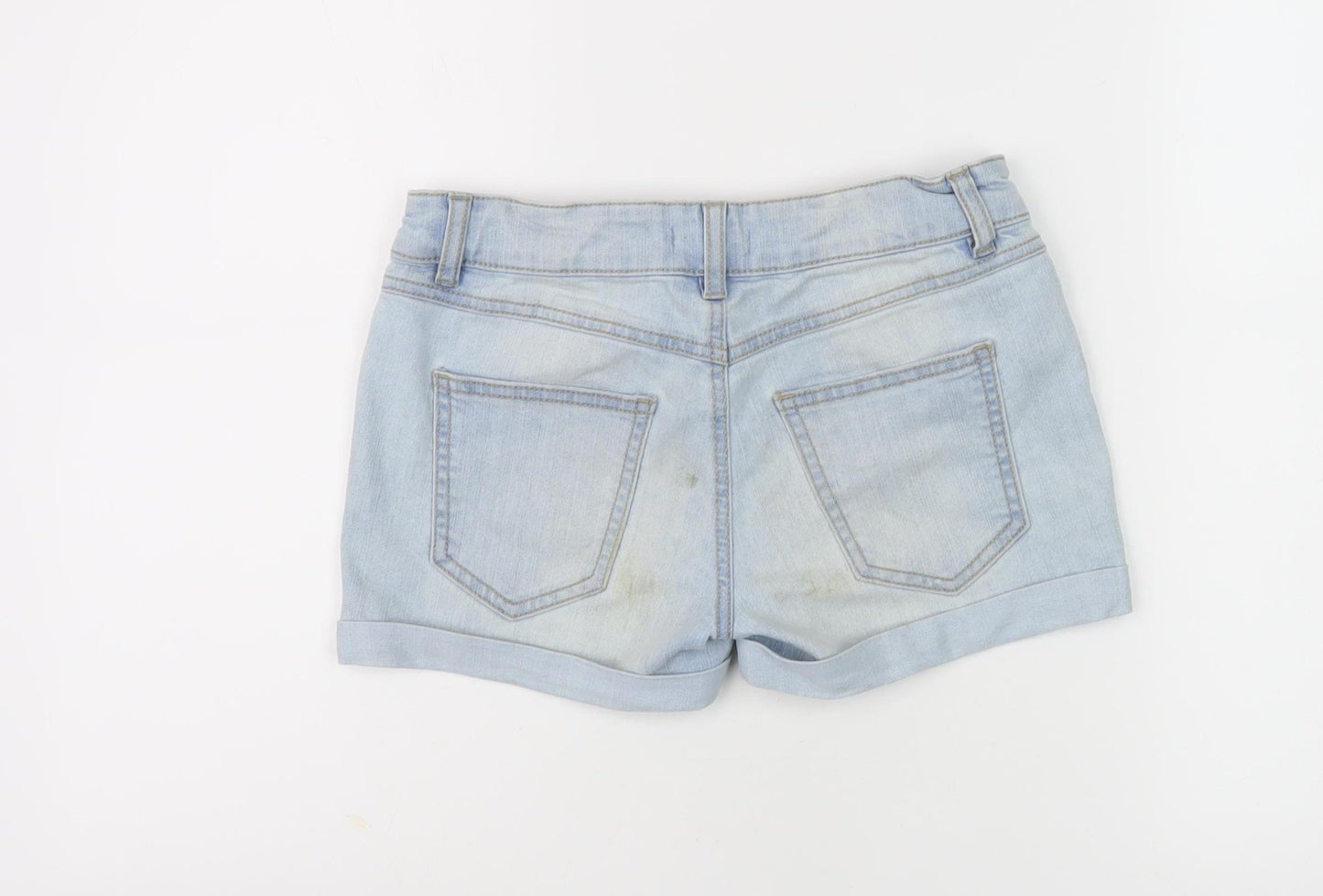 Benetton Girls Blue Denim Cut-Off Shorts XL