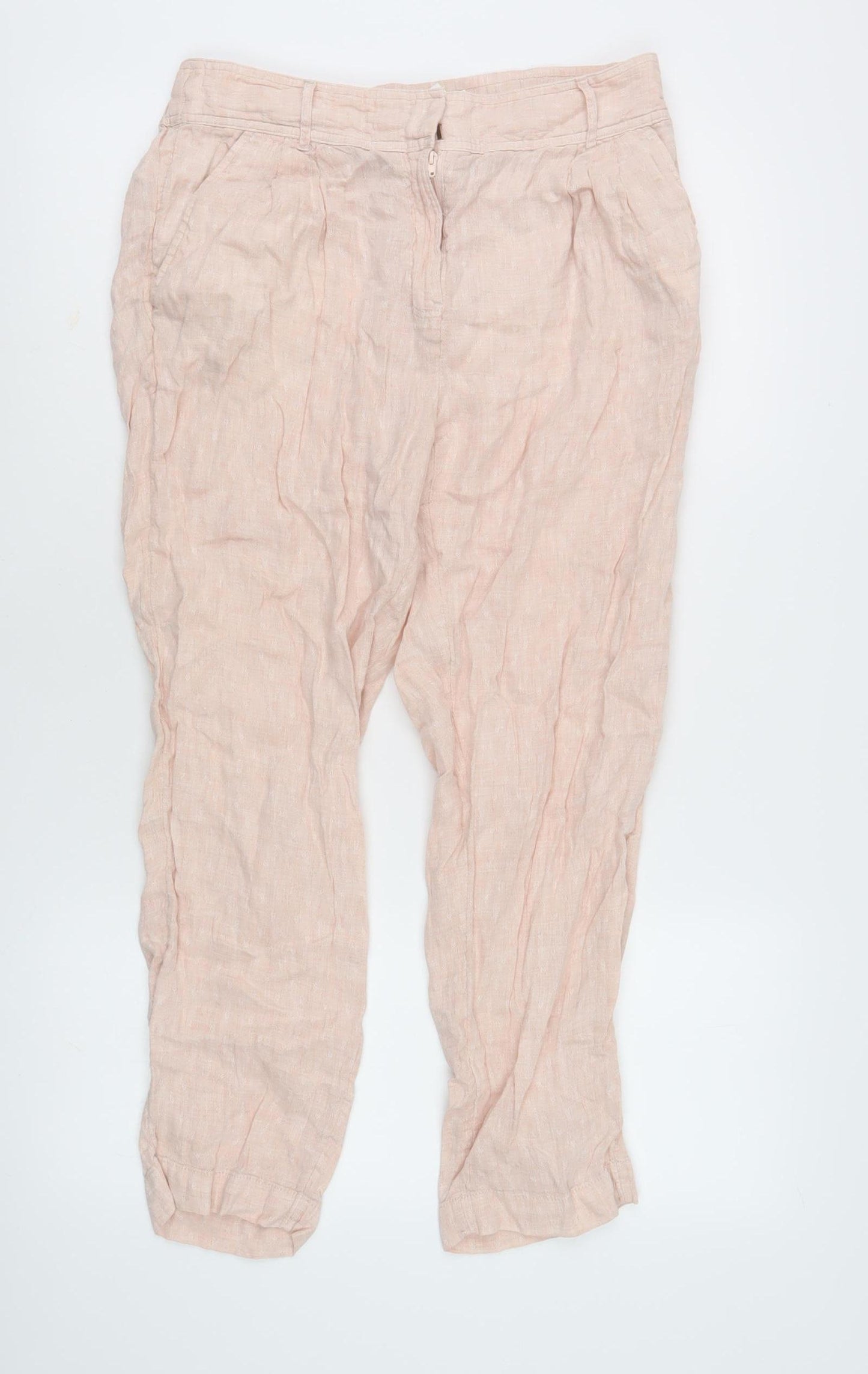 Marks and Spencer Women's Pink Trousers Size 12