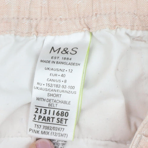 Marks and Spencer Women's Pink Trousers Size 12