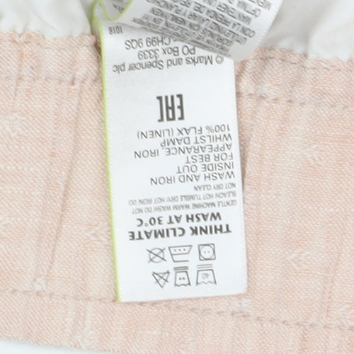 Marks and Spencer Women's Pink Trousers Size 12