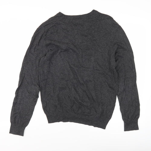 Gap Men's Grey Wool Pullover Jumper - Size S