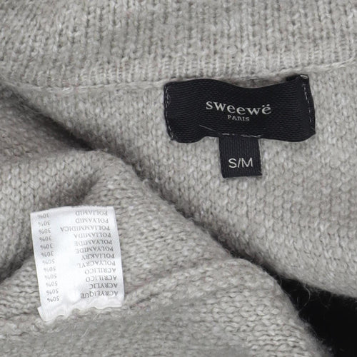 Sweewë Women's Grey Knit Coatigan in S