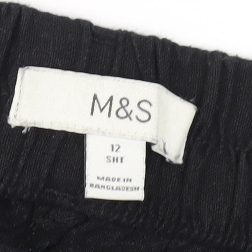 Marks and Spencer Black Women's Trousers Size 12