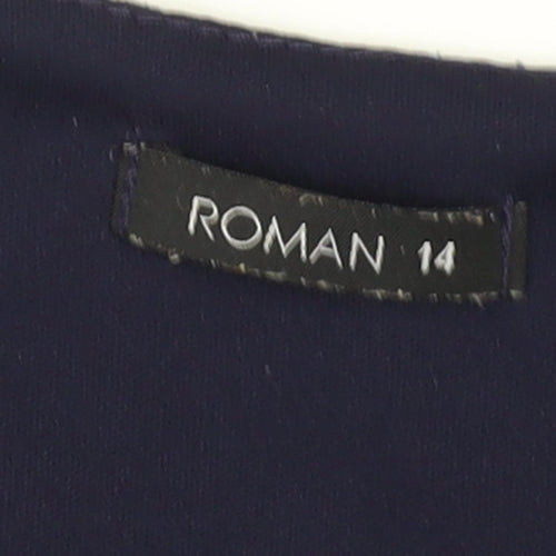 Roman Women’s Blue Tunic Blouse - Size 14