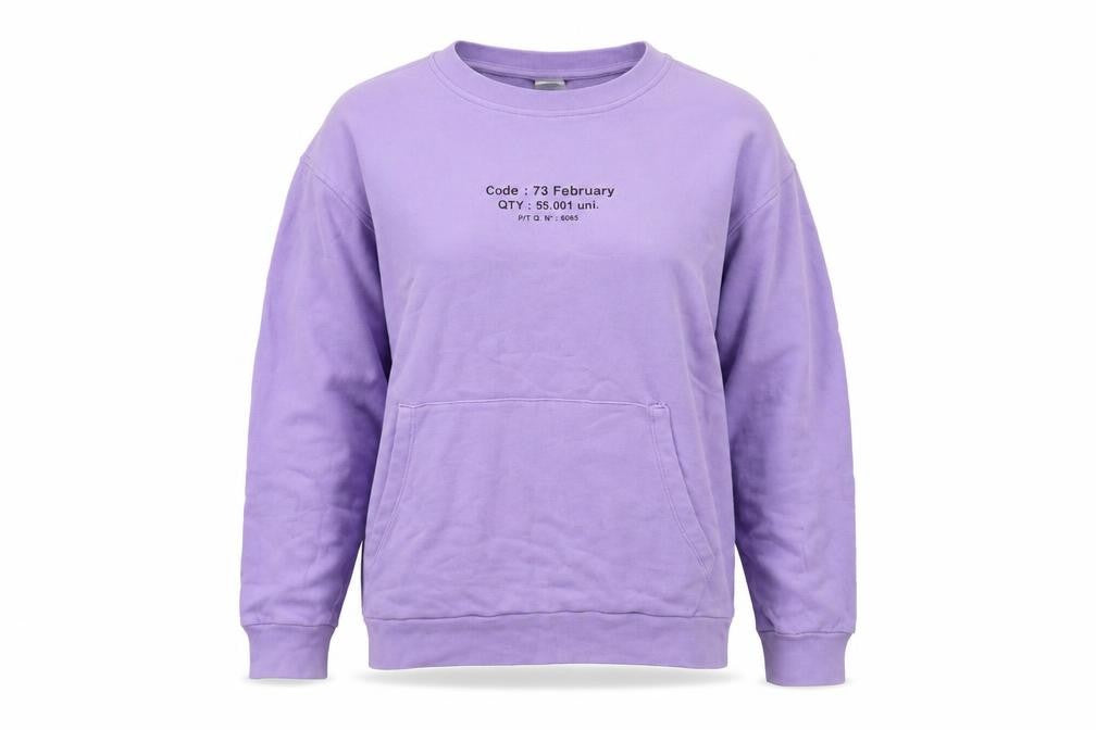 Front view of Zara Teens Purple Pullover Sweatshirt, size 12