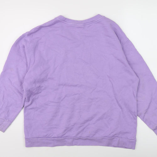 Zara Teens Purple Pullover Sweatshirt Size 12