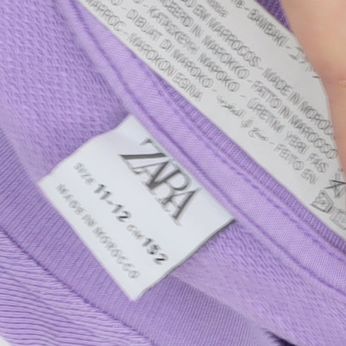 Zara Teens Purple Pullover Sweatshirt Size 12