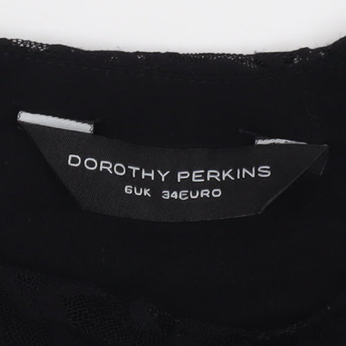 Dorothy Perkins Black Dress for Women, Size 6