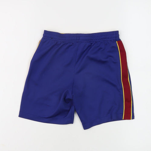 Nike Boys Blue Athletic Football Shorts, Size S