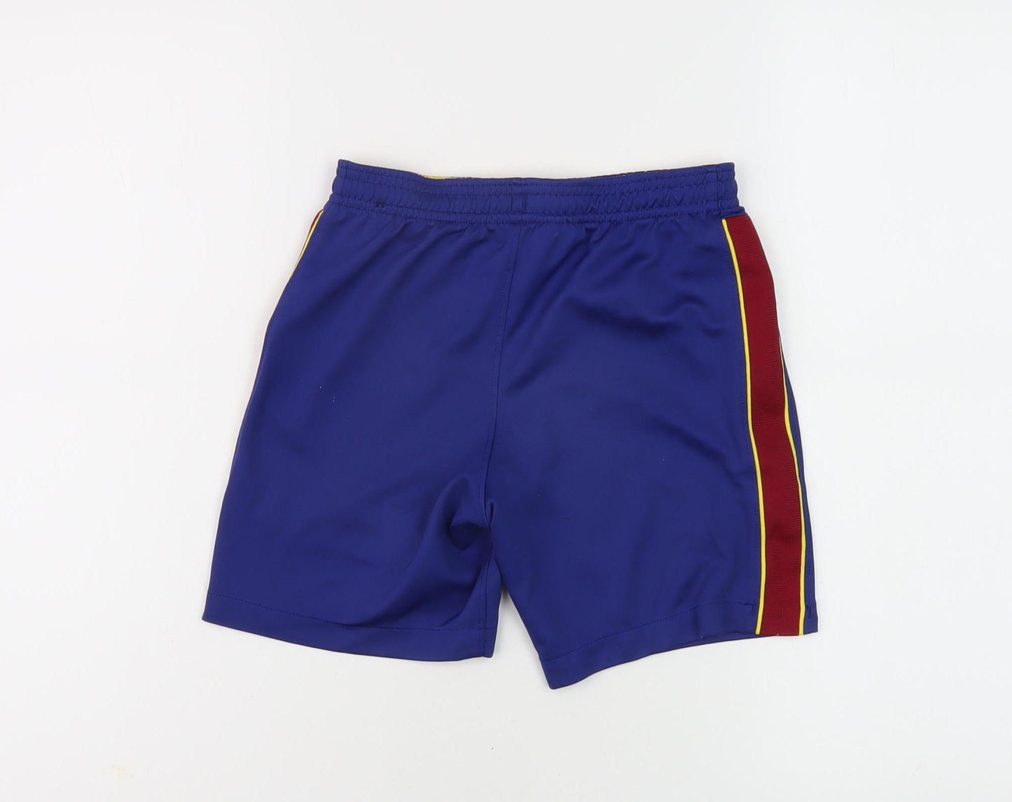 Nike Boys Blue Athletic Football Shorts, Size S