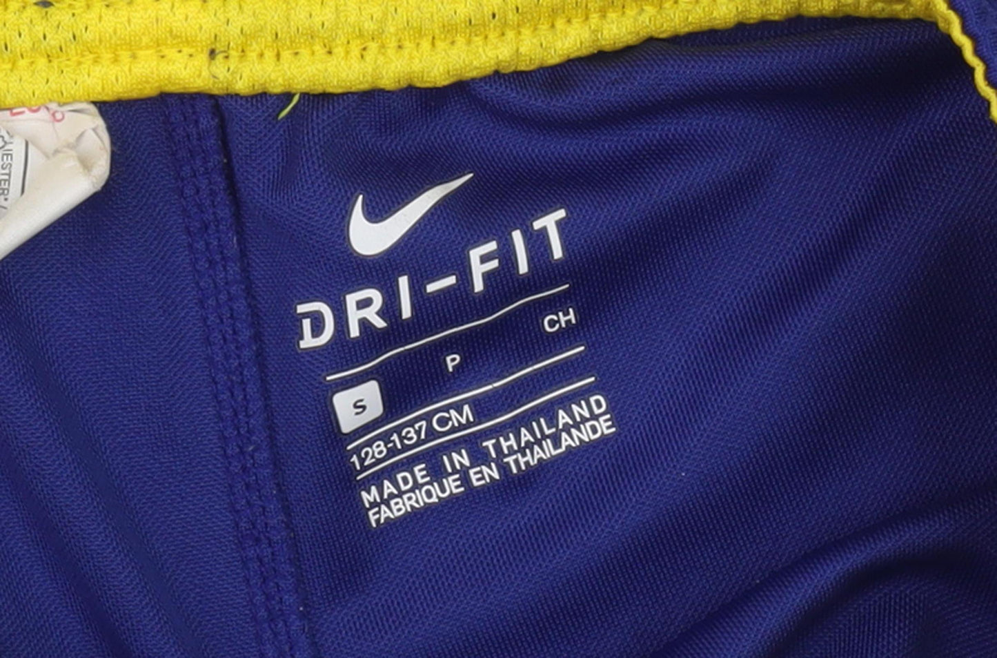 Nike Boys Blue Athletic Football Shorts, Size S