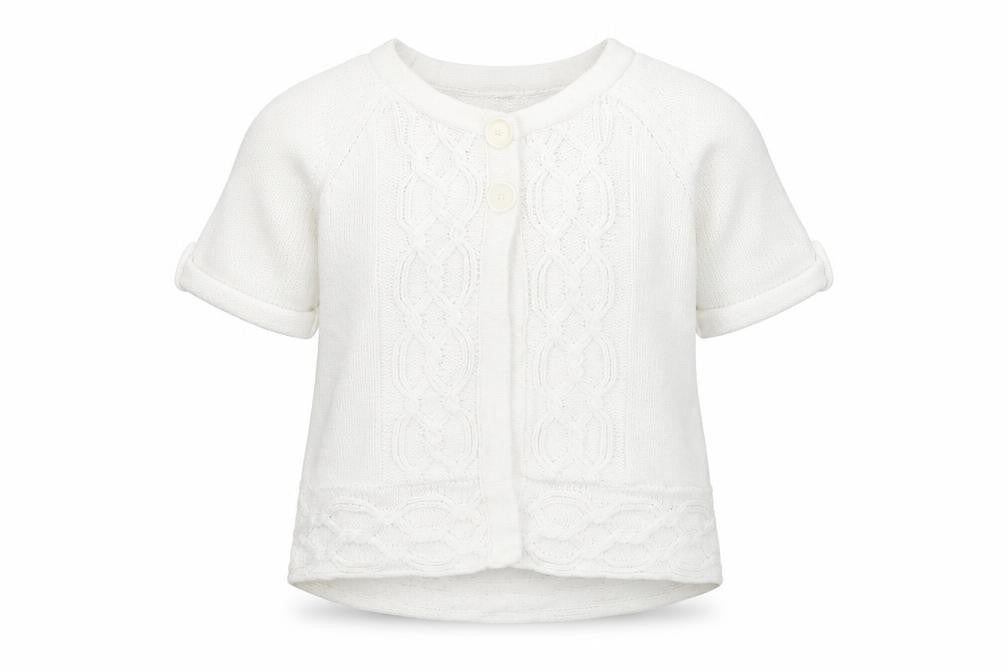 Store Twenty One Women’s Ivory M Cable-Knit Cardigan