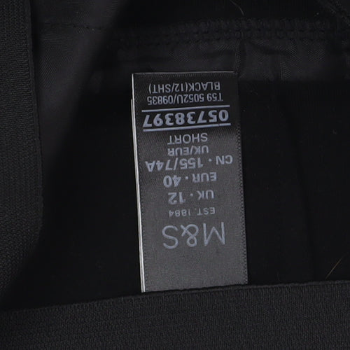 Marks and Spencer Women's Black Skinny Trousers Size 12
