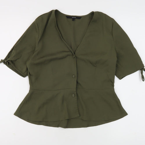 Vero Moda Women's Green Tunic Blouse, Size S, Casual Chic