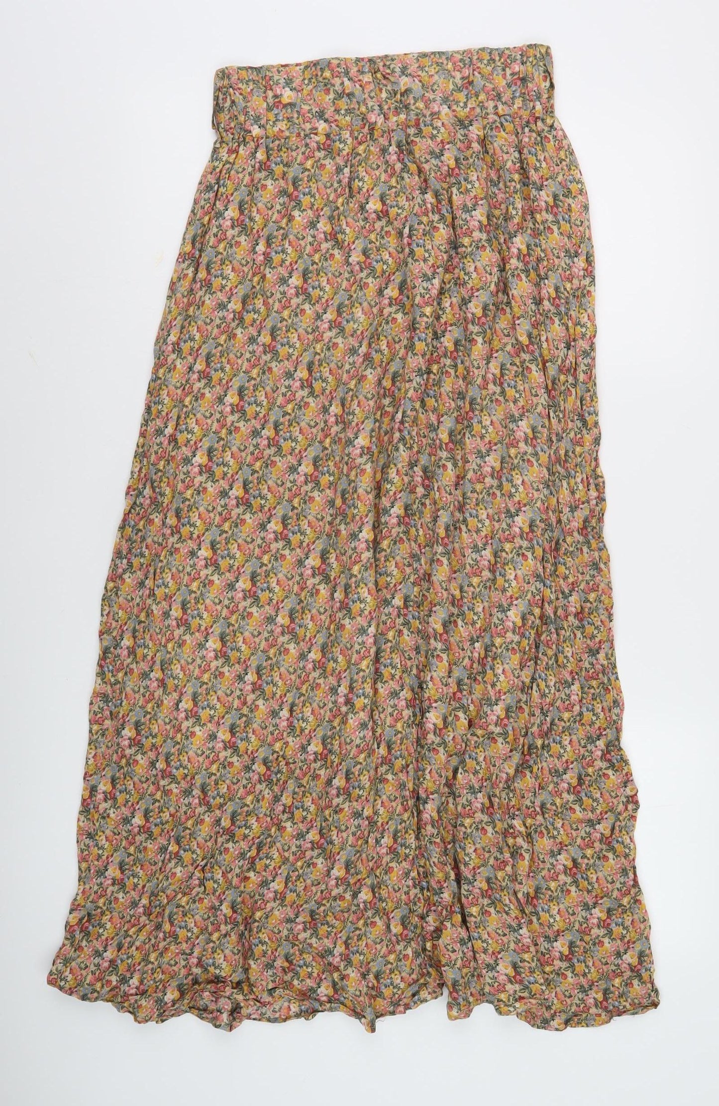 New Look Women's Floral A-Line Midi Skirt Size 10