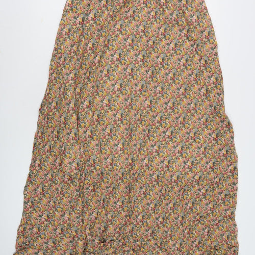 New Look Women's Floral A-Line Midi Skirt Size 10