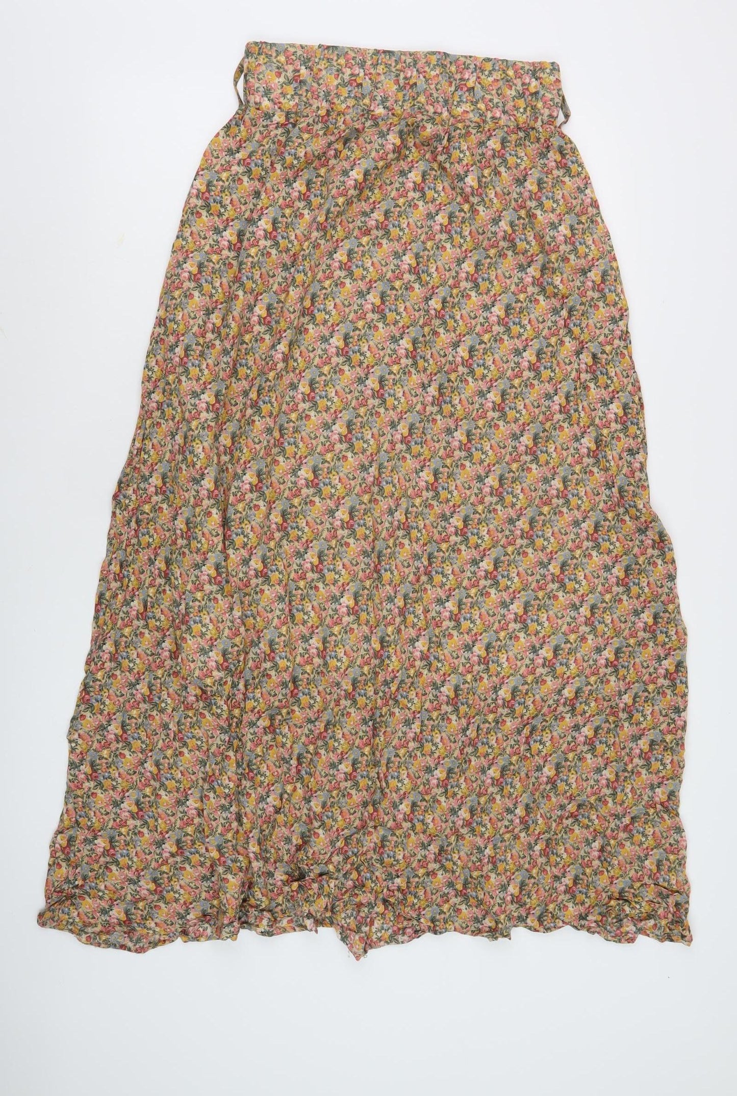 New Look Women's Floral A-Line Midi Skirt Size 10