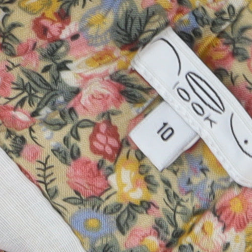 New Look Women's Floral A-Line Midi Skirt Size 10