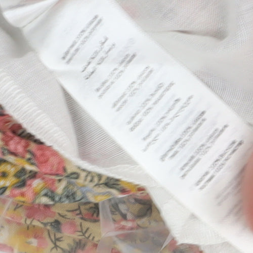 New Look Women's Floral A-Line Midi Skirt Size 10