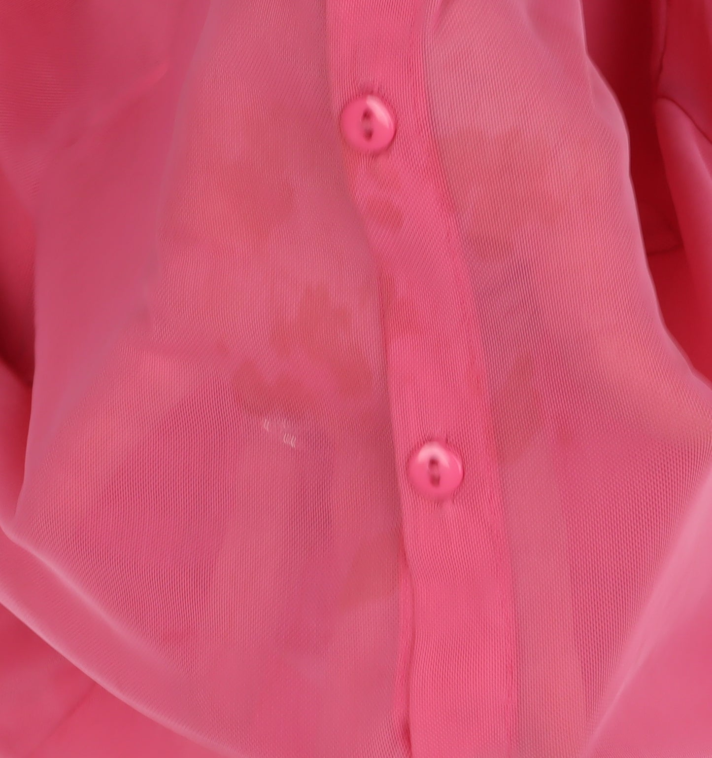 ASOS DESIGN Women's Pink Cropped Button-Up Shirt Size 8