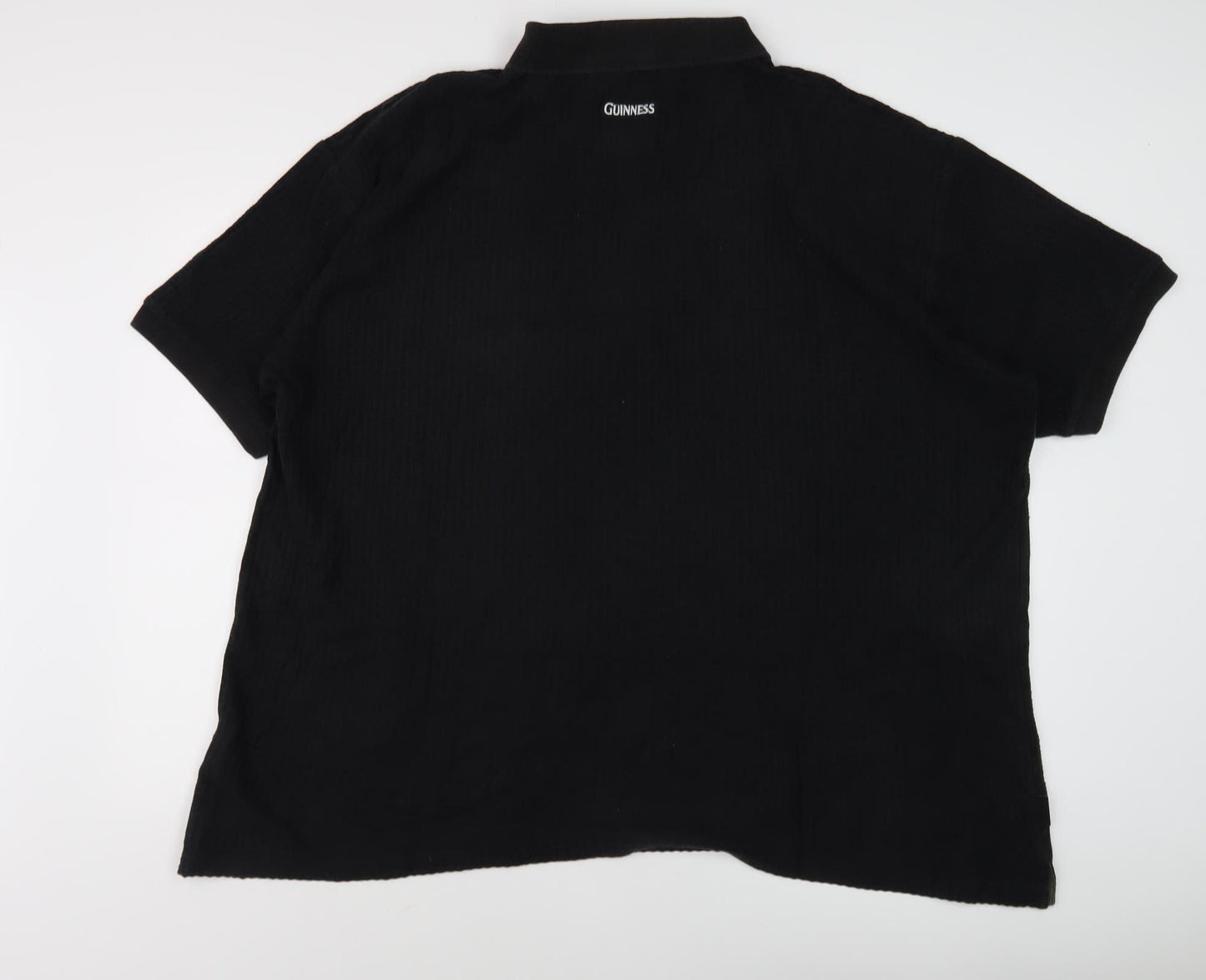 Guinness Men's Black 4XL Polo Shirt