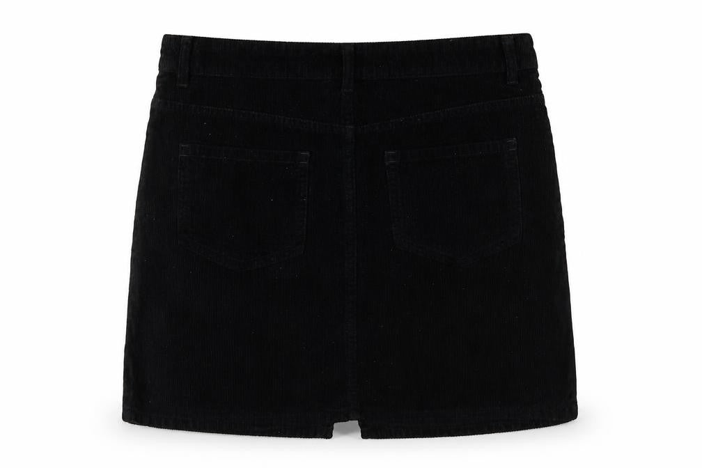 Front view of Principles Women's Black Short Skirt, size 12, Petite