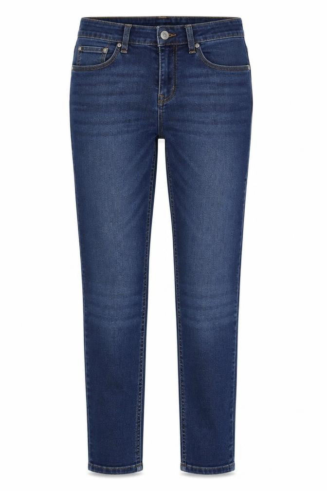 Front view of ASOS Women's Blue Skinny Jeans, size 32