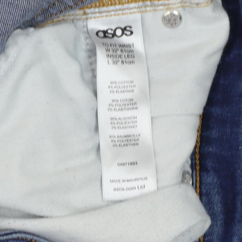 ASOS Women's Blue Skinny Jeans Size 32