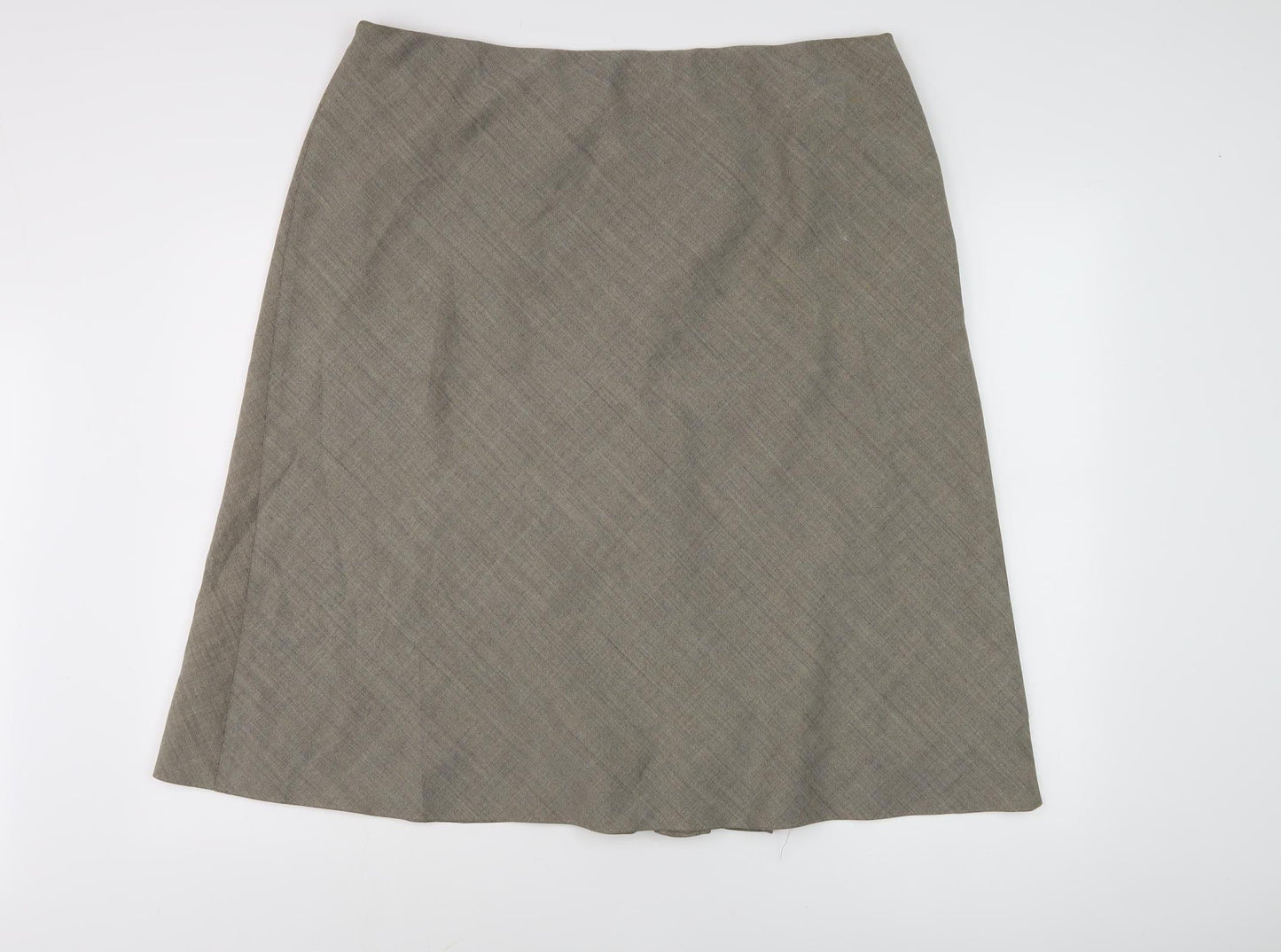 Marks and Spencer Women's Beige Knee Length Skirt Size 20