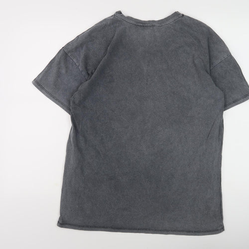 Disney Unisex Grey Stitch T-Shirt, Size S, Casual Style