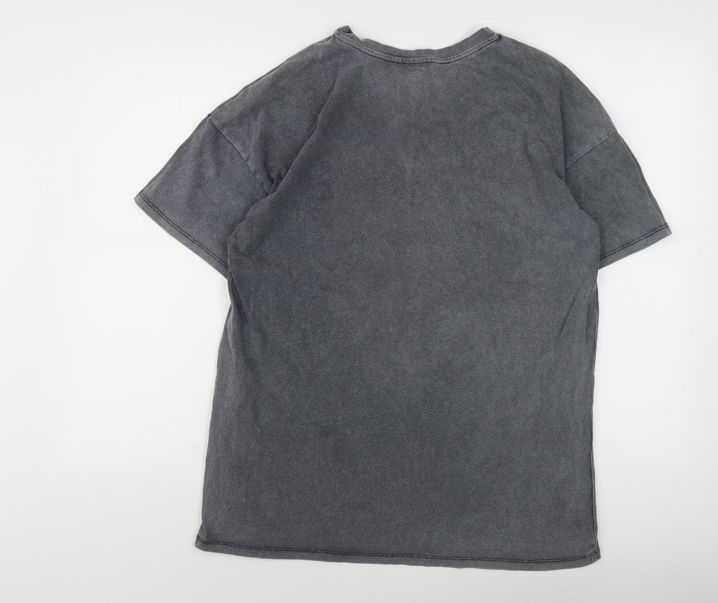 Disney Unisex Grey Stitch T-Shirt, Size S, Casual Style