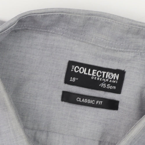 Men's Grey Classic Fit Dress Shirt - The Collection